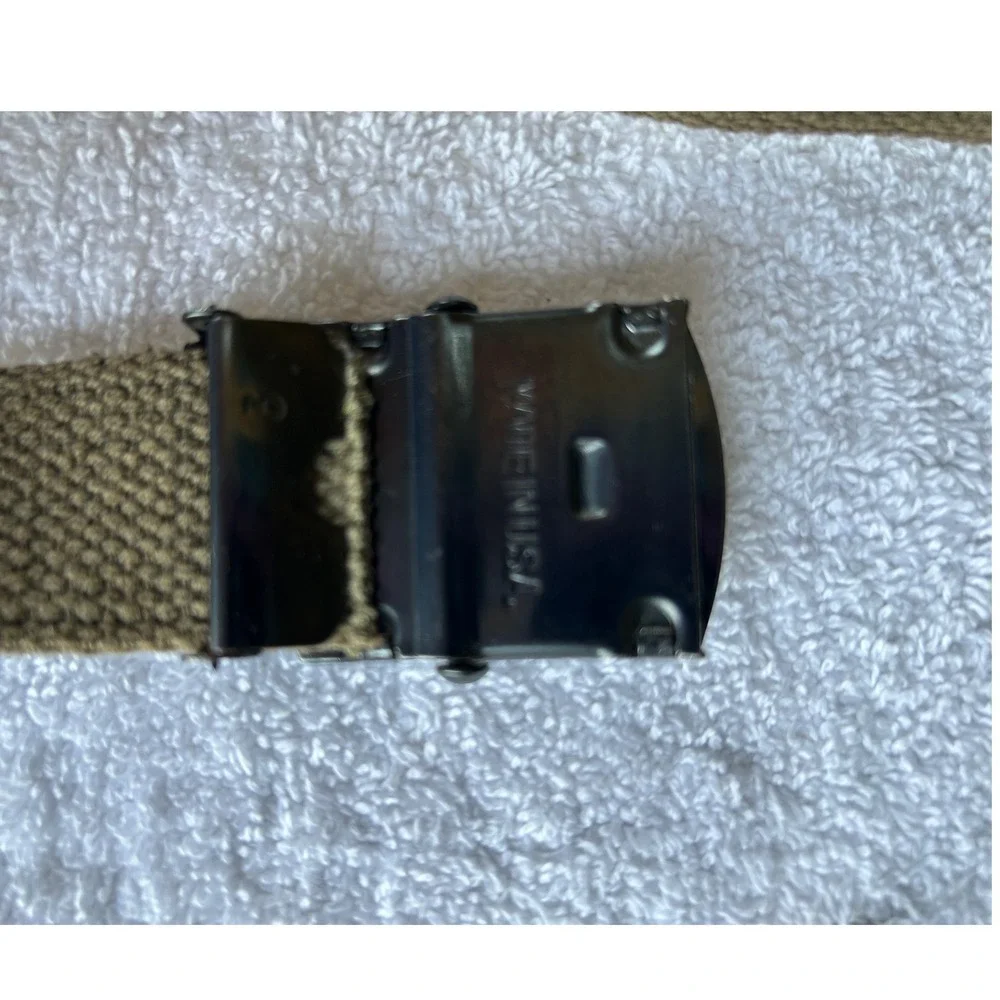 Tactical Canvas Adjustable Military Camo Web Belt Unisex Approx 35